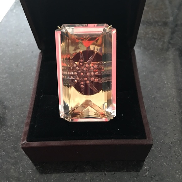 H. Stern Star Collection, 18K rose gold, diamonds, Crystal Quartz! - Picture 10 of 10